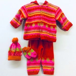 Clayeux*France 18m/81cm) TODDLER Colorful KNIT Set